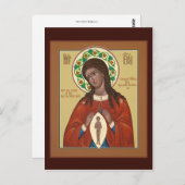 Hilfe bei der Geburt der Mutter Gottes Gebetskarte Postkarte (Vorne/Hinten)