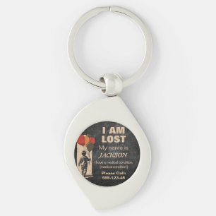 Hilfe bei der Zuhause - benutzerdefinierte ID-Numm Schlüsselanhänger