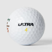 Hilfe bei Verlust | Funny personalisiert anpassbar Golfball (Logo)