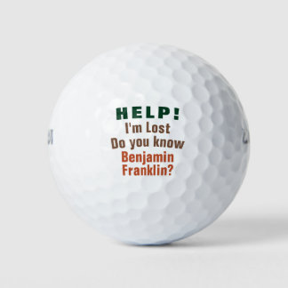 Hilfe bei Verlust | Funny personalisiert anpassbar Golfball