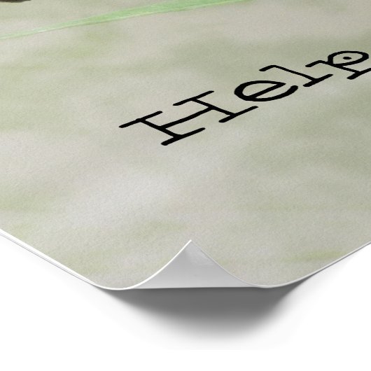 Hilfe beim Rett des Monarchplakats Poster (Ecke)