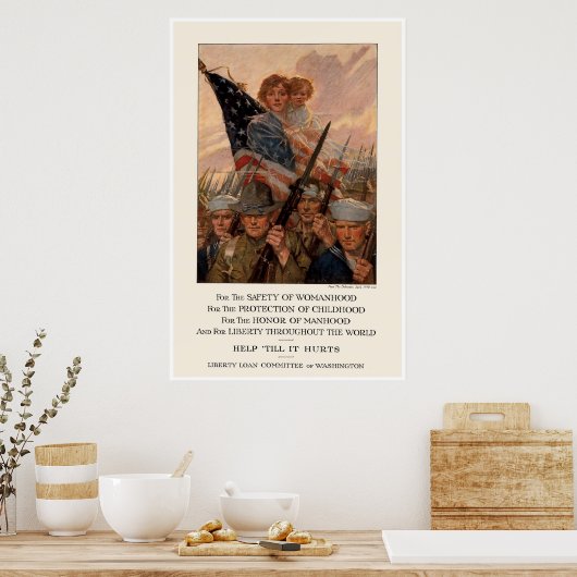 Hilfe, bis es weh tut poster (Küche)