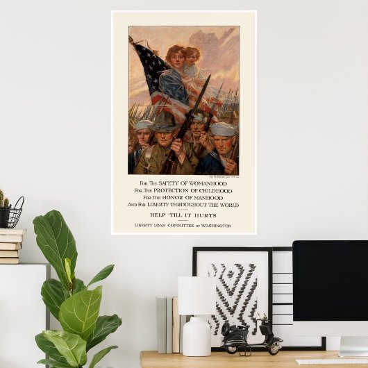 Hilfe, bis es weh tut poster (Heimbüro)