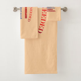 HILFE BRAUCHTE. BADHANDTUCH SET