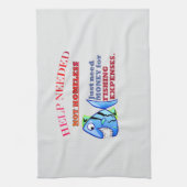 HILFE BRAUCHTE. GESCHIRRTUCH (Vertikal)