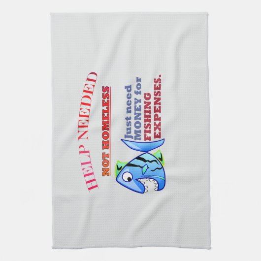 HILFE BRAUCHTE. GESCHIRRTUCH (Vertikal)