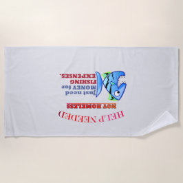 HILFE BRAUCHTE. STRANDTUCH