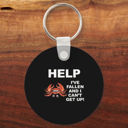 Hilfe, dass ich gefallen bin und nicht aufstehen k schlüsselanhänger (Vorderseite)