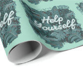 Hilfe dich selbst geschenkpapier (Rolleneckpunkt)