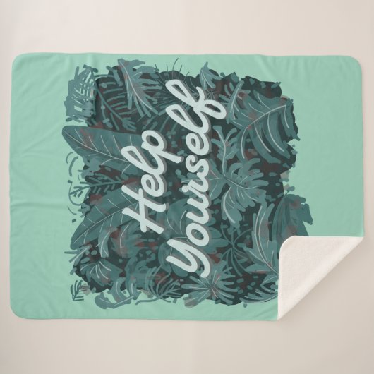 Hilfe dich selbst sherpadecke (Vorderseite (Horizontal))