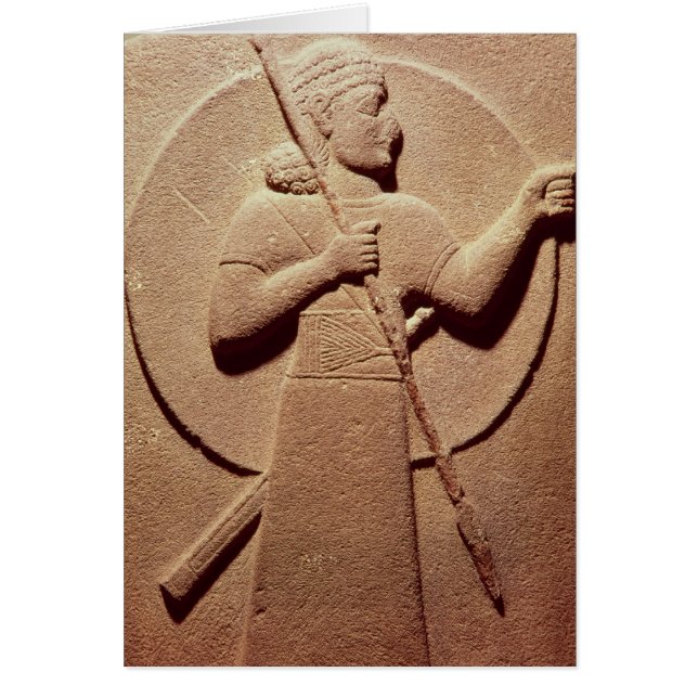 Hilfe, die einen Hittite-Krieger darstellt (Vorne)