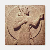 Hilfe, die einen Hittite-Krieger darstellt Magnet (Vorne)
