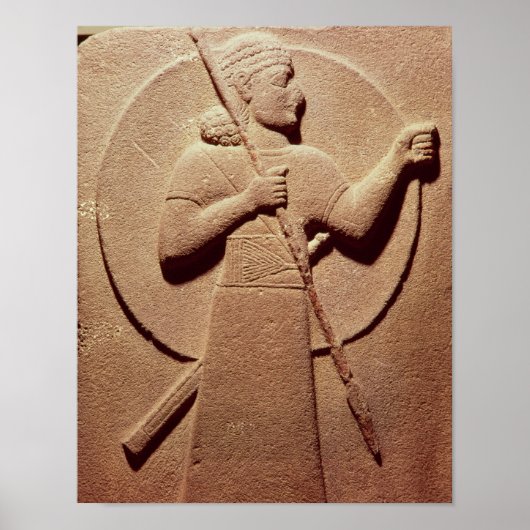 Hilfe, die einen Hittite-Krieger darstellt Poster (Vorne)
