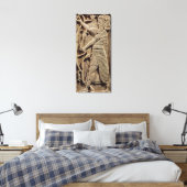 Hilfe, die einen Krieger darstellt Leinwanddruck (Insitu (Schlafzimmer))