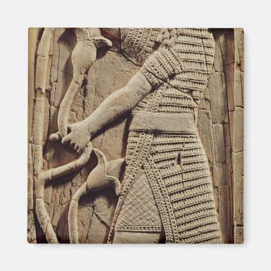 Hilfe, die einen Krieger darstellt Magnet (Vorne)