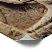 Hilfe, die einen Krieger darstellt Poster (Ecke)