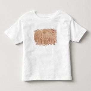 Hilfe, die einen Mann darstellt, der eine Kuh melk Kleinkind T-shirt