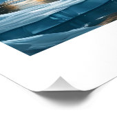 Hilfe - Eisbären auf dünnen Eisen Poster (Ecke)