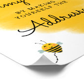 Hilfe für beschäftigte Mommy-to-Biene | Babydusche Poster (Ecke)