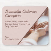 Hilfe für Caregier Zuhause Mousepad (Vorne)