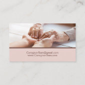 Hilfe für Caregier Zuhause Visitenkarte (Rückseite)