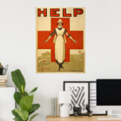 HILFE für das Lesepapier "Red Cross Field Nurse" Poster (Heimbüro)