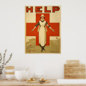 HILFE für das Lesepapier "Red Cross Field Nurse" Poster (Küche)