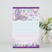 Hilfe für die Eltern, die eine Message Card erhalt (Stehend Vorderseite)