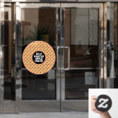 Hilfe für Donut Shop Gewollt Übernehmen in Donut H Fensteraufkleber (Büro Tür)