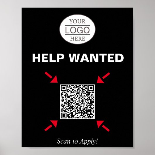 Hilfe für Gewollt QR-Code-Signatur für Unternehmen Poster (Vorne)