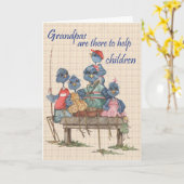 Hilfe für Grandpas - Grußkarte Karte (Gelbe Blume)