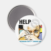 Hilfe für Haiti Magnet (Vorderseite/Rückseite)