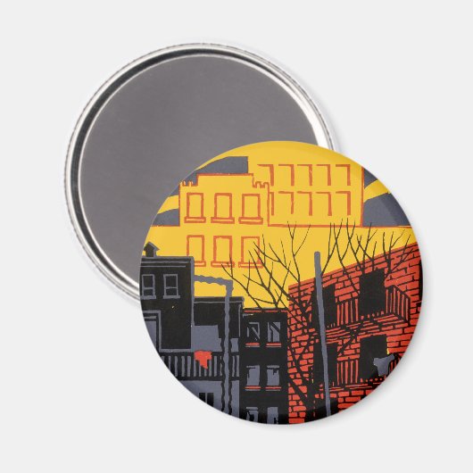 Hilfe für Ihre Nachbarschaft Magnet (Vorderseite/Rückseite)