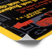 Hilfe für Ihre Nachbarschaft Poster (Ecke)