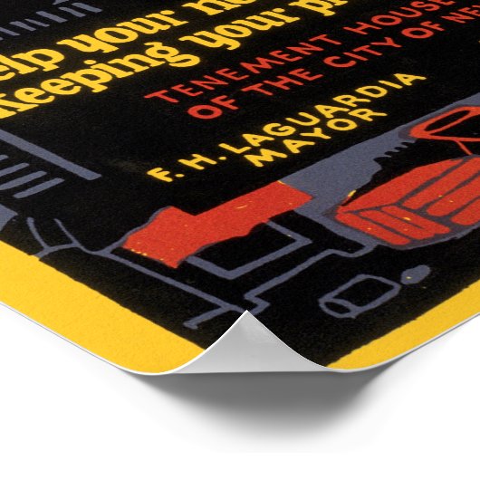 Hilfe für Ihre Nachbarschaft Poster (Ecke)