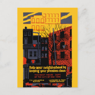 Hilfe für Ihre Nachbarschaft Postkarte