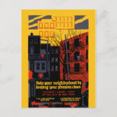 Hilfe für Ihre Nachbarschaft Postkarte (Vorderseite)