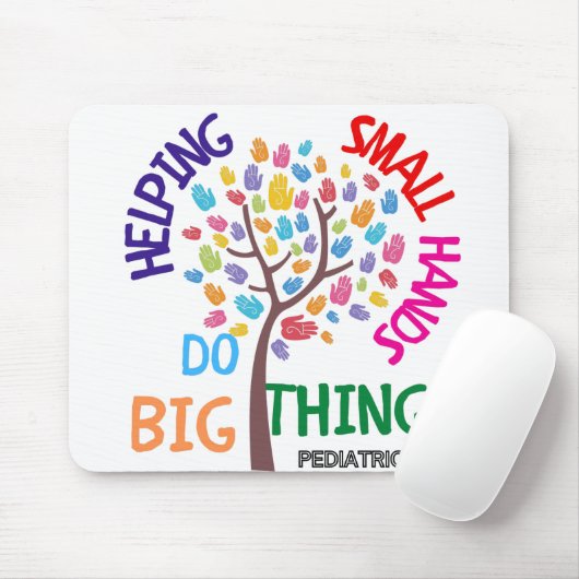 Hilfe für kleine Hände Großes tun - Kinderarzt G Mousepad (Mit Mouse)