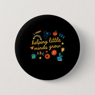 Hilfe für kleine Köpfe Kindergarten Vorschule T Button