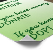 Hilfe für Tiere Poster (Ecke)