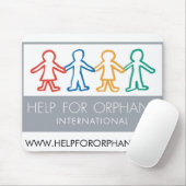 Hilfe für Waisen-Mausunterlage Mousepad (Mit Mouse)
