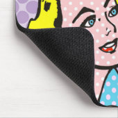 Hilfe Gewollt Comic Buch Mousepad (Ecke)