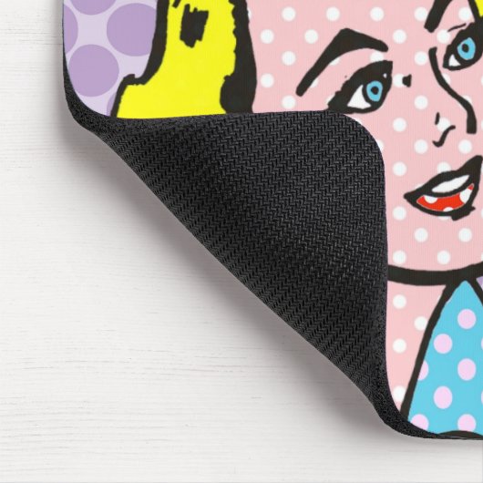 Hilfe Gewollt Comic Buch Mousepad (Ecke)