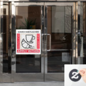 Hilfe Gewollt Jetzt einstellen Anwendung von benut Fensteraufkleber (Büro Tür)