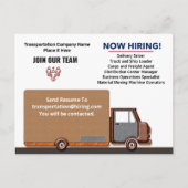 Hilfe Gewollt Jetzt einstellen von Arbeitsplätzen  Postkarte (Vorderseite)