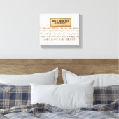 HILFE GEWOLLT, OHNE IRISH, DIE IRISH-EINNAHMEN ANW LEINWANDDRUCK (Insitu (Schlafzimmer))