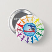 Hilfe Haiti 2 Button (Vorne & Hinten)