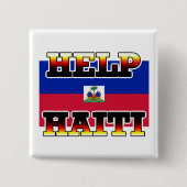 HILFE HAITI BUTTON (Vorderseite)