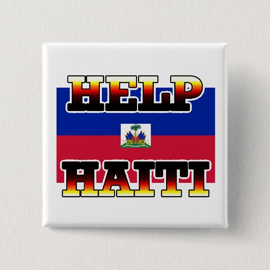 HILFE HAITI BUTTON (Vorderseite)