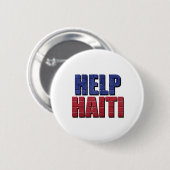 Hilfe Haiti Button (Vorne & Hinten)